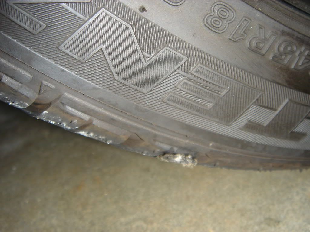 nail in sidewall Hyundai Genesis Forum