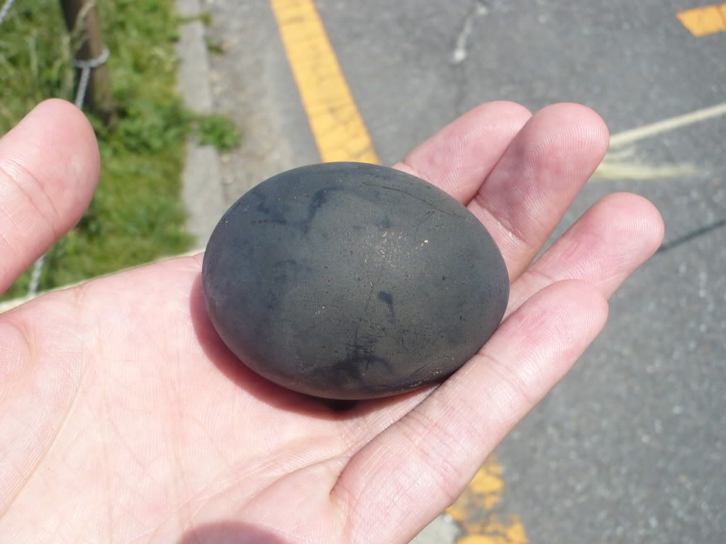 black eggs japan