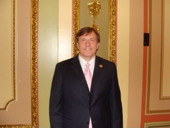 Congressman Fleming in the Cloak Room on the Hill