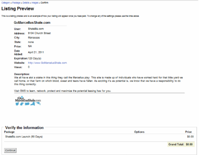 Verify Listing
