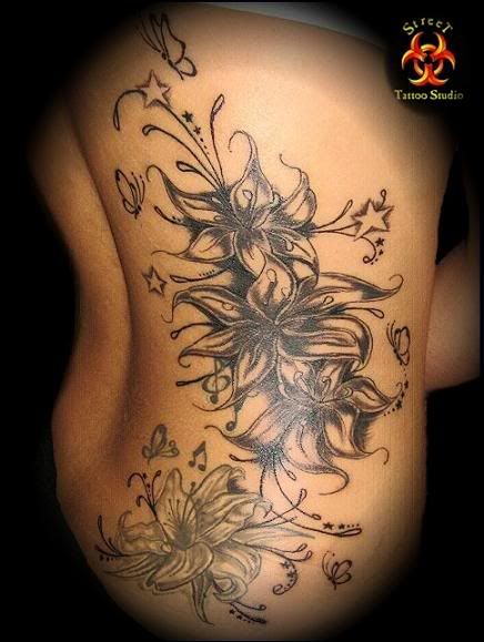 flower tattoo flores tatuagem
