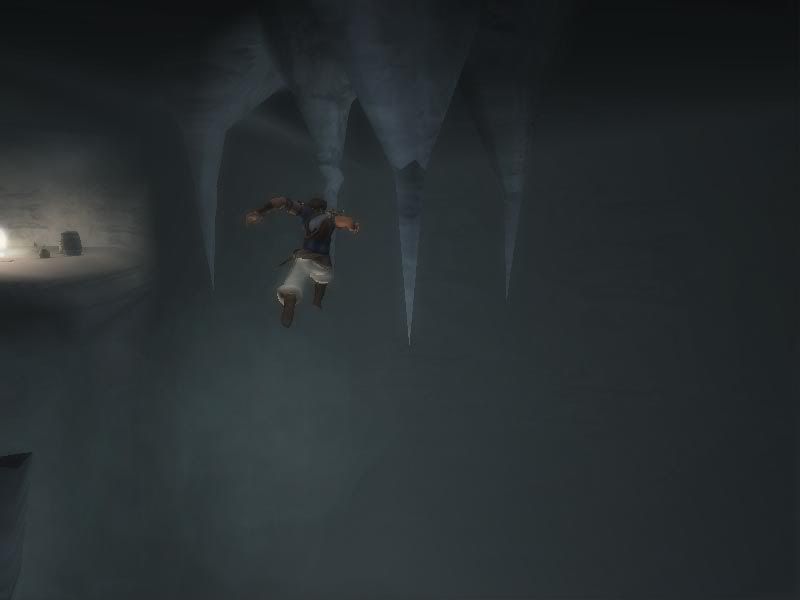 prince of persia, sands of time, game, screenshots, prince, stalactites