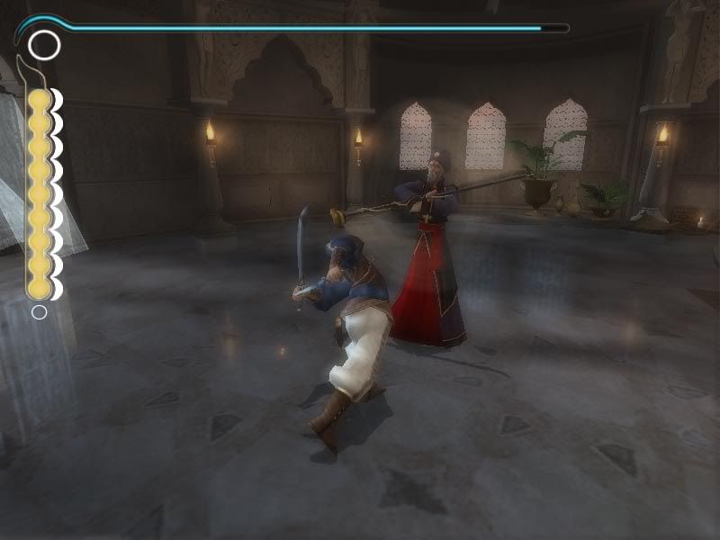 prince of persia, sands of time, game, screenshots, prince, vizier, climax, fight, end