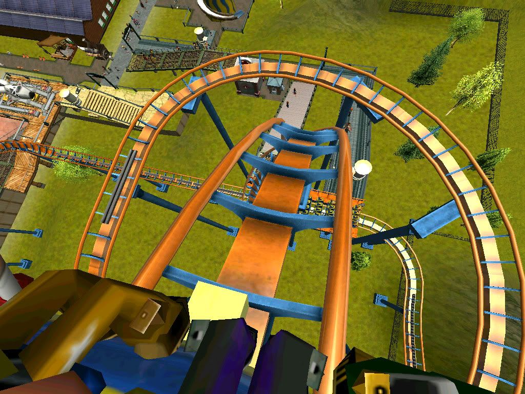 roller,coaster,tycoon,3,rct3,screenshot,hell,drop,scary,best,box,office