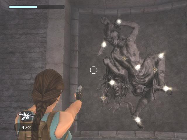 tomb raider, anniversary, screenshot, lara, greece, st. francis folly, points, shoot