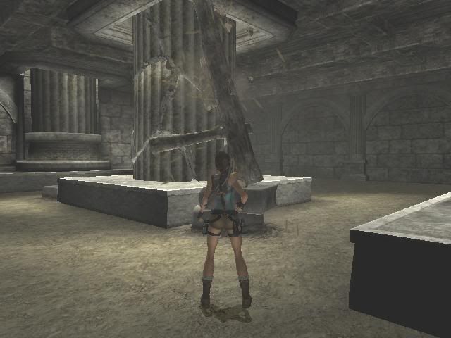 tomb raider, anniversary, game, lara, screenshot, greece, midas, palace, central, pillar
